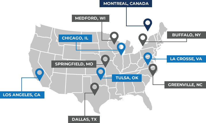 Mueller heat exchanger sales and support coverage across the United States and Canada