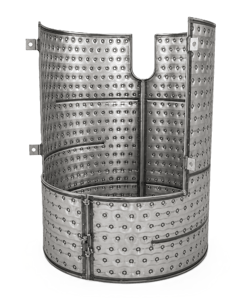 Inflated plate drum used as a flaking or chill roll